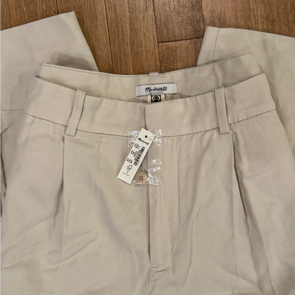 Madewell Petite Slouchy Straight Pant